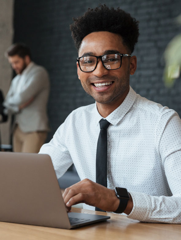 Technodata team member at work